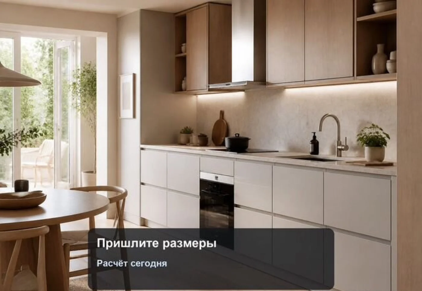 Прямая кухня Эстет на заказ с доставкой и гарантией